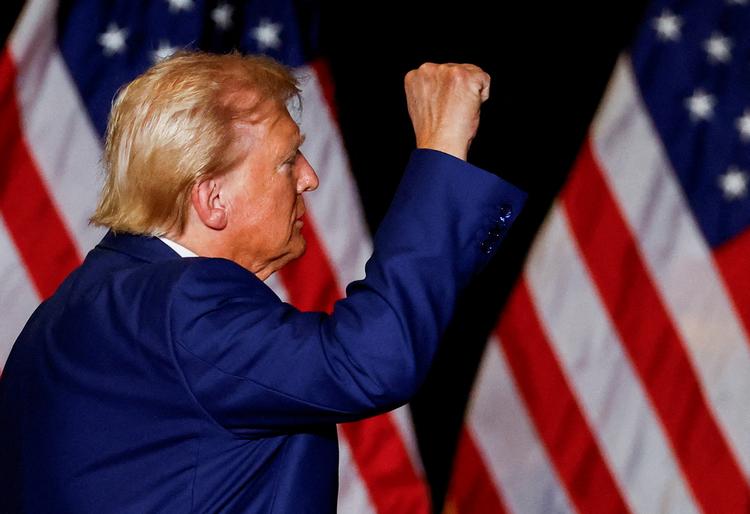Søndag afslørede amerikansk politi det andet formodede forsøg på at myrde Donald Trump i løbet af blot ni uger. Foto: Piroschka Van De Wouw/Ritzau Scanpix