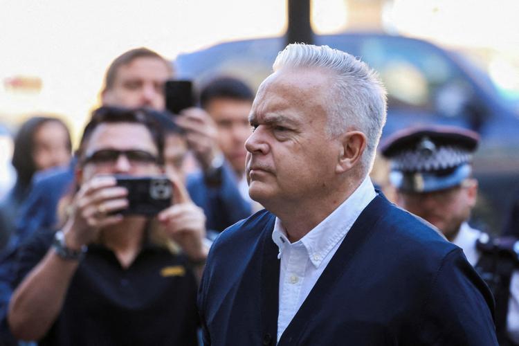 Huw Edwards erklærede sig skyldig i forseelserne i juli i år, men har først nu fået dommen. Foto: Mina Kim/Ritzau Scanpix