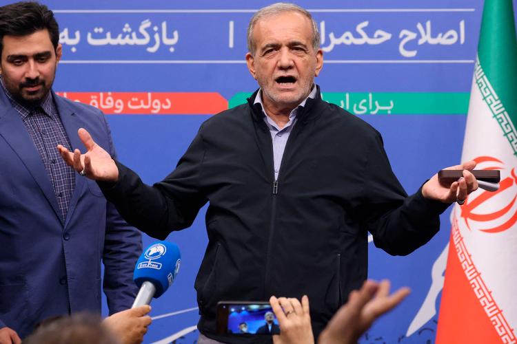 Irans nye præsident Masoud Pezeshkian. Foto: Atta Kenare/Ritzau Scanpix