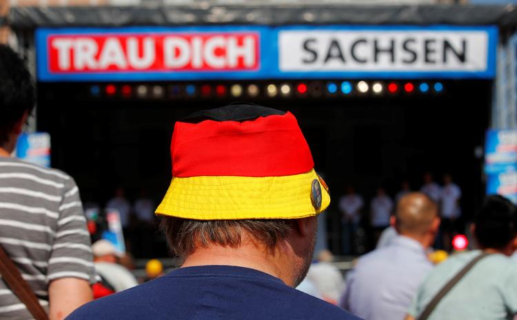 Alternative für Deutschland (AfD) har netop indkaseret to prægtige valg ved delstatsvalgene i Sachsen og Thüringen i det gamle Østtyskland.  Foto: Hannibal Hanschke/Ritzau Scanpix