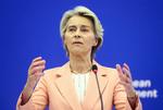Ursula von der Leyen præsenterede tirsdag en ny EU-kommission for de næste fem år. Den har i alt 27 kommissærer, hvor af 40 procent er kvinder. Foto: Johanna Geron/Ritzau Scanpix