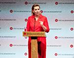 »​Ingen familie skal bestemme over piger og kvinder i Danmark«, sagde statsminister Mette Frederiksen i sin tale lørdag. Foto: Henning Bagger/Ritzau Scanpix