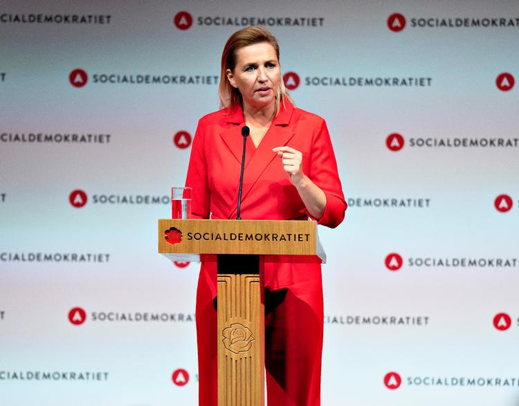 »​Ingen familie skal bestemme over piger og kvinder i Danmark«, sagde statsminister Mette Frederiksen i sin tale lørdag. Foto: Henning Bagger/Ritzau Scanpix