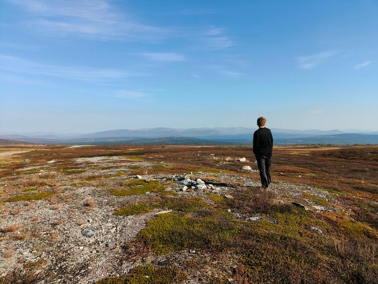 Flatruet er Sveriges højest beliggende landevej, der forbinder Ljungdalen og Mittådalen. Foto: Stella Buur Rasmussen