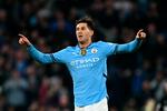 Med sin udligning til 2-2 i det ottende tillægsminut sørgede John Stones for et enkelt point til City. Foto: Paul Ellis/Ritzau Scanpix