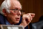 Bernie Sanders under høringen af Novos topchef, Lars Fruergaard Jørgensen.  Foto: Piroschka Van De Wouw/Ritzau Scanpix