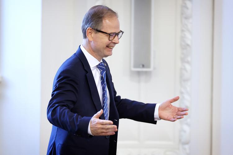 Velkommen! Finansminister Nicolai Wammen (S) har været med til at tage imod en stor del af de 30.000 flere medarbejdere, der er blevet ansat i staten.  Arkivfoto Jens Dresling