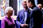 Franske Jordan Bardella fra Rassemblement National (til højre), var gæstetaler på DF's årsmøde. Her sammen med 
formand Morten Messerschmidt og Pia Kjærsgaard. Foto: Ingrid Riis/Ritzau Scanpix