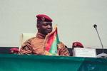Burkina Faso ledes af en militærjunta med Ibrahim Traoré i spidsen. Den er kommet i modvind på grund af den blodige massakre. Foto: Mahamadou Hamidou/Ritzau Scanpix