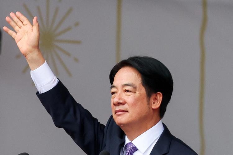 Taiwans præsident, Lai Ching-te, blev valgt i maj i år. Foto: Ann Wang/Ritzau Scanpix