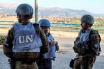 Spanske fredsbevarende styrker fra FN (UNIFIL) i  Marjayoun i det sydlige Libanon, 8. oktober. Foto: -/Ritzau Scanpix