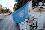 Fredsbevarende FN-styrker, Unifil, i det sydlige Libanon. Billedet er taget 8. oktober 2024. Foto: AFP Foto: -/Ritzau Scanpix