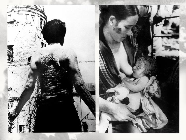 Overlevere fra atomangrebene i Hiroshima og Nagasaki, der kostede hundredtusindvis af mennesker livet, vandt fredag Nobels Fredspris for deres indsats for at afskaffe atomvåben.  Foto: Stf/Ritzau Scanpix