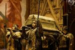 Lørdag blev det slået fast, at det med sikkerhed er Christoffer Columbus’ jordiske rester, der ligger i katedralen i den spanske by Sevilla. Her ses det mausoleum, der pryder kirken. 11. oktober, 2024.

 Foto: Marcelo Del Pozo/Ritzau Scanpix