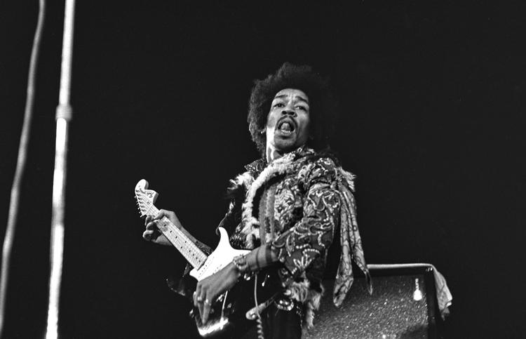 Jimi Hendrix døde i 1970 kun 27 år gammel af en overdosis af sovemedicin. Hans guitarspil regnes stadig som det måske bedste nogensinde. Foto: Jacob Maarbjerg