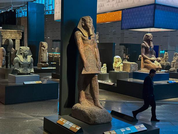 Hver af de tolv sale vil indeholde mindst 15.000 artefakter. Foto: Khaled Desouki/Ritzau Scanpix