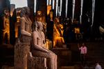 Den store trappe på museet i Giza er nu åben for offentligheden.  Foto: Khaled Desouki/Ritzau Scanpix
