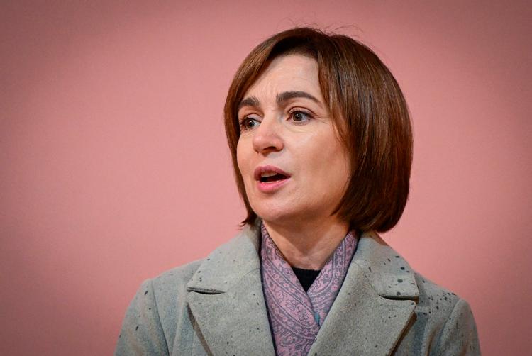 Rusland har ikke opgivet Moldova, men ved søndagens valg tegner alt til, at den siddende præsident Maia Sandu og Vesten vinder styrkeprøven med Putin. Foto: Daniel Mihailescu/Ritzau Scanpix