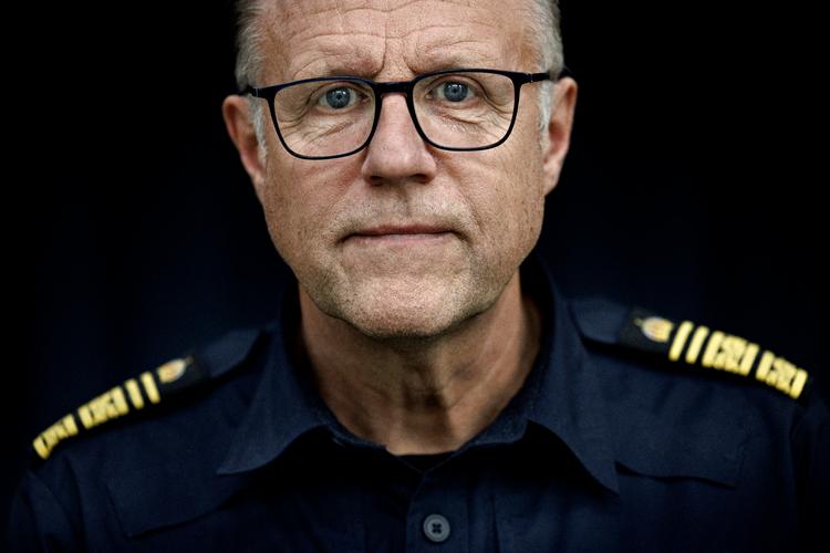 Stefan Sintéus er chef for svensk politis region Syd. Han er også hovedarkitekten bag den svenske national indsats, Frigg, som er en specialindsats mod bandevold. Foto: Jacob Ehrbahn