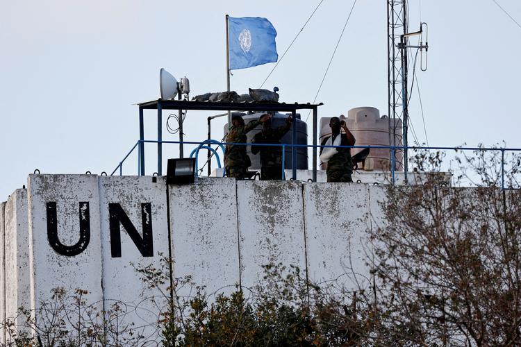 FN-styrken Unifil har flere observationsposter i Libanen. Foto: Thaier Al-sudani/Ritzau Scanpix