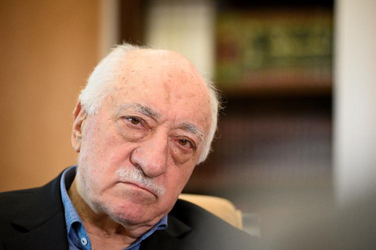 Gülen var eftersøgt af hjemlandet Tyrkiet, som flere gange forsøgte at få ham udleveret fra USA, hvor han levede i eksil. Foto: Charles Mostoller/Ritzau Scanpix