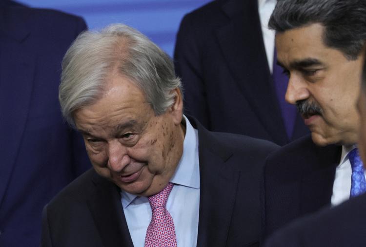 Guterres er blevet kritiseret af Ukraine for at deltage i mødet i Kazan, Rusland. Foto: Maxim Shipenkov/Ritzau Scanpix