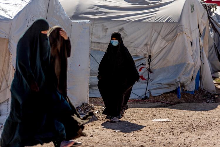 Arkivfoto fra al-Roj-lejren i Syrien. Her har den otteårige dreng og hans mor været tilbageholdt siden 2019. Foto: Baderkhan Ahmad/Ritzau Scanpix