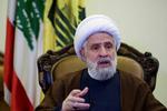 Den militante libanesiske bevægelse Hizbollah har valgt Naim Qassem som sin nye leder. Han har  været bevægelsens vicegeneralsekretær indtil nu. Foto: Aziz Taher/Ritzau Scanpix