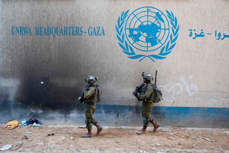 Unrwa er FN’s vigtigste hjælpeorganisation i Gaza. Det seneste år har den været en af de primære kilder til nødhjælp til palæstinenserne i Gaza.  Foto: Jack Guez/Ritzau Scanpix