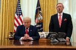 Den succesrige evangeliske prædikant Robert Jeffress var religiøs rådgiver for Donald Trump, da han var præsident, og han er stadig en af Trumps vigtige støtter. Foto: Evan Vucci/Ritzau Scanpix