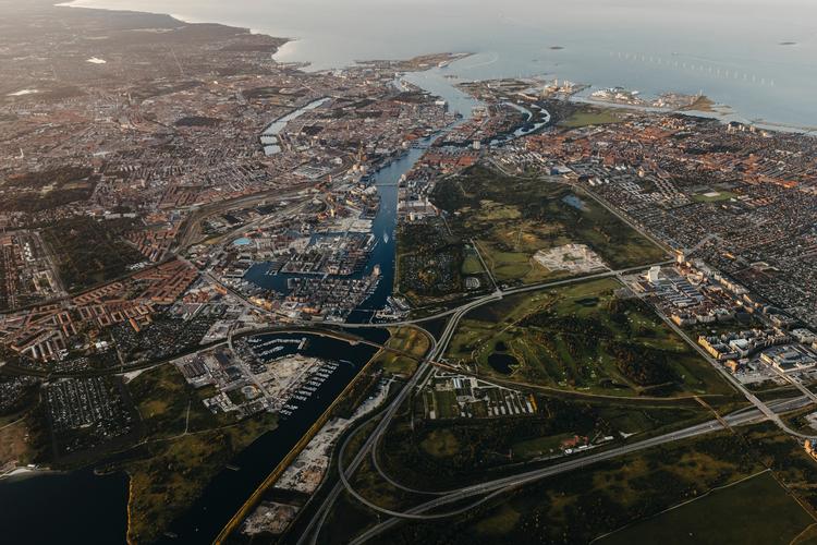 Nicolas Cosedis’ luftfoto af København tog fire år at få i hus.  Foto: Nicolas Cosedis
