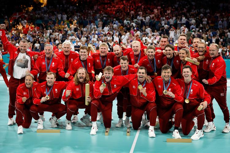  Danmark vandt guld ved de olympiske lege i Paris, og holdet er nu blevet hædret som det bedste ved OL på tværs af alle sportsgrene.    Foto: Jens Dresling