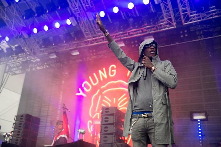 Young Thug har blandt andet optrådt på Roskilde Festival i 2016. Foto: Thomas Borberg
