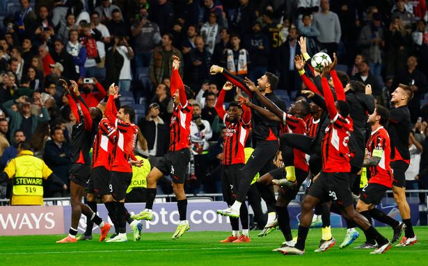 Milan-spillerne kunne juble, mens Real Madrids stjerner skuffede igen. Foto: Susana Vera/Ritzau Scanpix