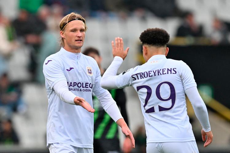 Kasper Dolberg har mål i støvlerne i disse uger. Forhåbentlig fortsætter det i de kommende landskampe mod Spanien og Serbien i Nations League. Foto: David Catry/Ritzau Scanpix