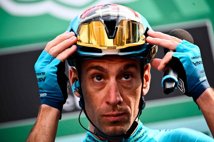 Efter en gloværdig cykelkarriere er Vincenzo Nibali, der nu fylder 40, i dag teknisk rådgiver for det schweiziske cykelhold Q36.5.  Foto: Marco Bertorello/Ritzau Scanpix