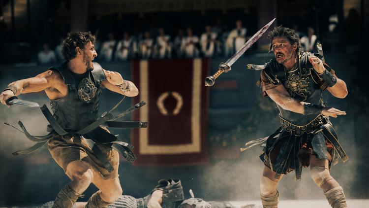 At der er smæk for skillingen i gladiatorkampene, er noget af en underdrivelse. Foto: Paramount Pictures/UIP