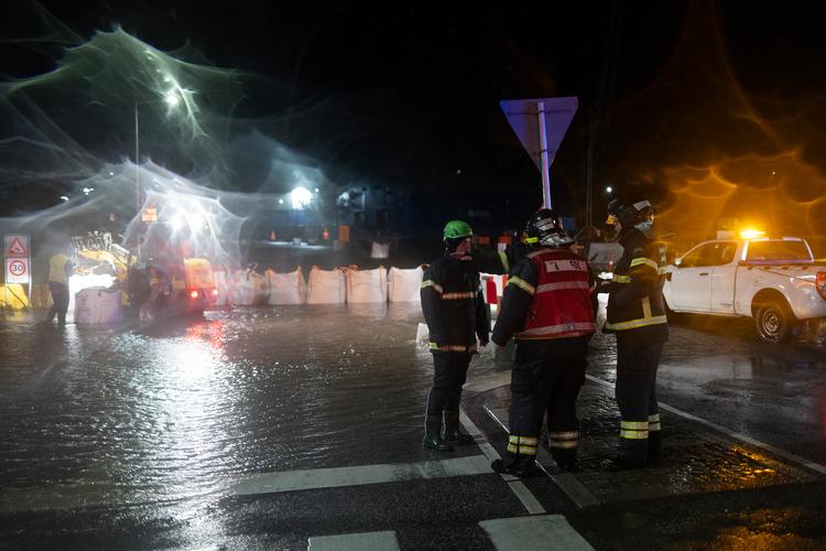 Klimaforandringerne er med til at udløse mere ekstremt vejr i verden som her i Aabenraa, der, som så mange andre danske byer sidste år blev ramt af stormflod og oversvømmelser. Arkivfoto:  Thomas Borberg