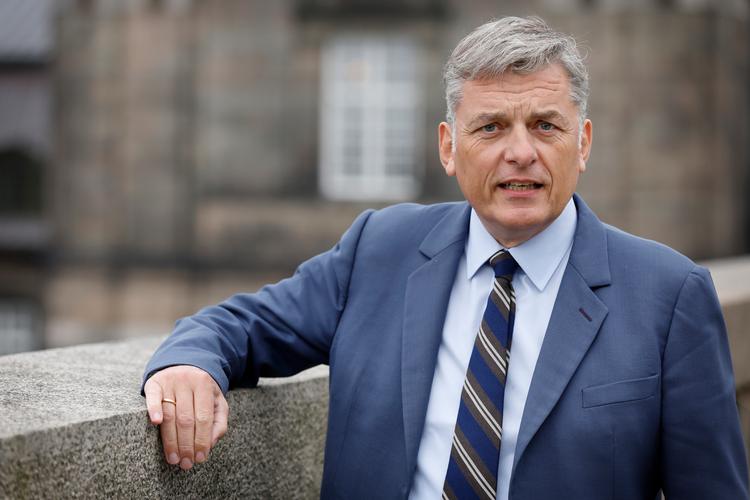 Jan E. Jørgensen skal som ny politisk ordfører forsøge at holde en sjov tale på Venstres landsmøde i weekenden. Han vil undlade at drille andre partier i talen, men i et interview med Politiken holder han sig ikke tilbage. Foto: Jens Dresling