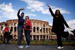 I 2023 besøgte over 12 millioner turister Colosseum i Rom.  Foto: Guglielmo Mangiapane/Ritzau Scanpix