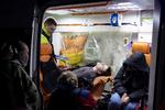 De russiske luftangreb i Ukraine er taget til i de seneste uger med mange civile ofre. Onsdag var der en særlig anspændt situation i hovedstaden Kyiv.  Foto: Thomas Borberg