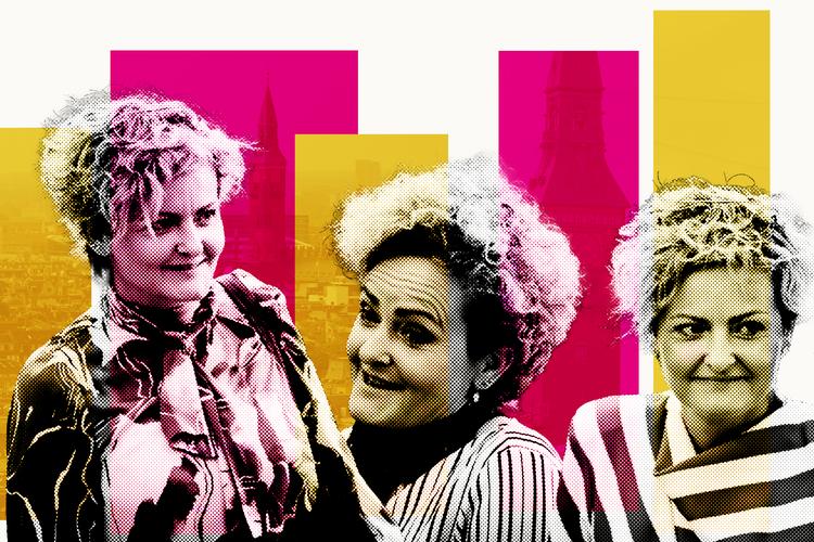 Kollage Christine Vierø Larsen. originalfoto: Jens Dresling