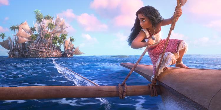 Uanset om hun hedder Vaiana eller Moana, skal den unge kvindelige hovedperson på en farefuld rejse, hvor hun skal forbinde sit folks fortid med dets mulige fremtid.  Foto: Disney Entreprises Inc.