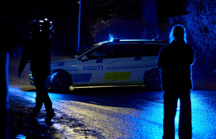 Politiet fik meldingen om arbejdsulykken i Flemløse i Assens Kommune tirsdag klokken 18.04. Foto: Robert Wengler/Ritzau Scanpix