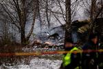 En person om bord på flyet blev dræbt, da det styrtede ned. Foto: Lukas Balandis/Ritzau Scanpix