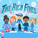 Fiktionsserien ’The High Fives’ er et klart hit hos Huligennem. Illustration_ Huligennem