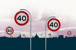 Stod det til Københavns Kommune, skulle fartgrænsen sænkes med 10 km/t. på en række strækninger i byen. Fotocollage Tomas Østergren. Foto: Jens Dresling