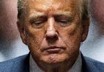 Donald Trump, da han mødte pressen, efter at han i maj var blevet kendt skyldig i 34 anklagepunkter i den såkaldte tys-tys sag mod porneskuespilleren Stormy Daniels.  Foto: Justin Lane/Ritzau Scanpix