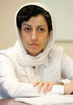 
Narges  Mohammadi er uddannet fysiker, men har arbejdet for kvinders rettigheder både som aktivist og journalist siden 1990’erne. Foto: Magali Girardin/Ritzau Scanpix