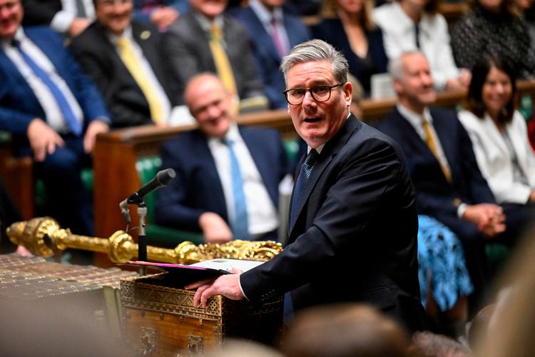 Storbritanniens premierminister, Keir Starmer, der er en af Mette Frederiksens nære allierede i Ukrainespørgsmålet, har skabt tvivl om sin kurs over for Ukraine. Foto: -/Ritzau Scanpix